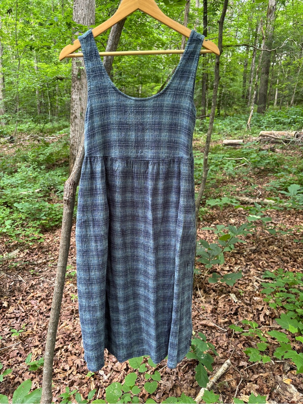 Afends Seersucker Midi Dress